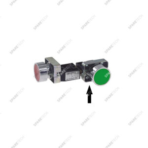 Bouton pneumatique vert