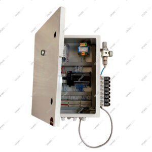 Armoire électrique + automate + 8 électrovannes pilotes 24V