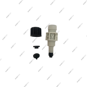 Canne d'injection PP +anti-retour, EPDM, pour tuyau 4-6mm, 1/4 ou 1/2