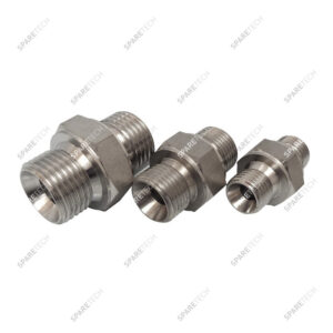 Raccord inox  BSP60 MM 1/2"