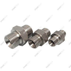 Raccord inox BSP60 MM3/8"