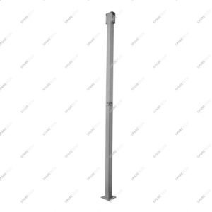 Poteau de 3m en inox pour 2 bras muraux aspiration séchage