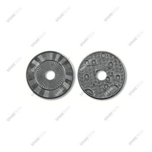 Jeton inox troué 28 X 1.85mm (trou de 6mm) (lot par 100)