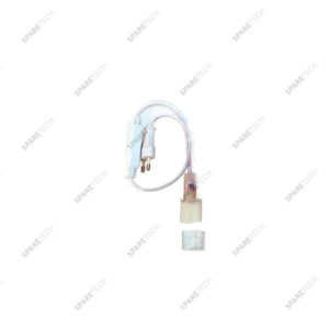 Embout et connecteur 220V pour néon LED flexible